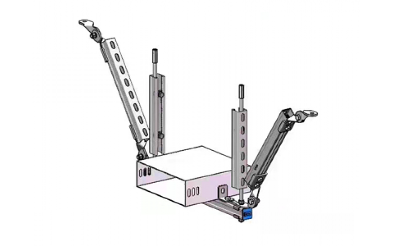 橋架雙側向抗震支吊架